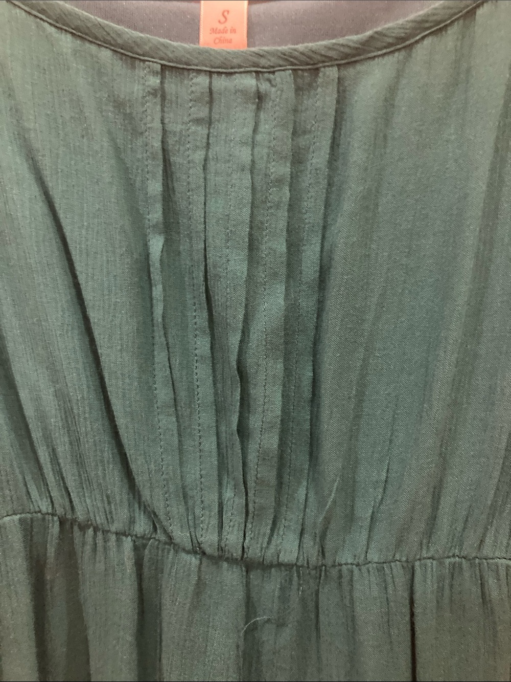 miami Teal Cold-Shoulder Spaghetti Strap Top - Picture 3 of 7